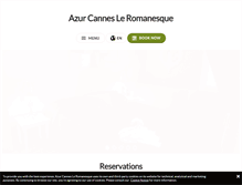 Tablet Screenshot of hotel-romanesque.com